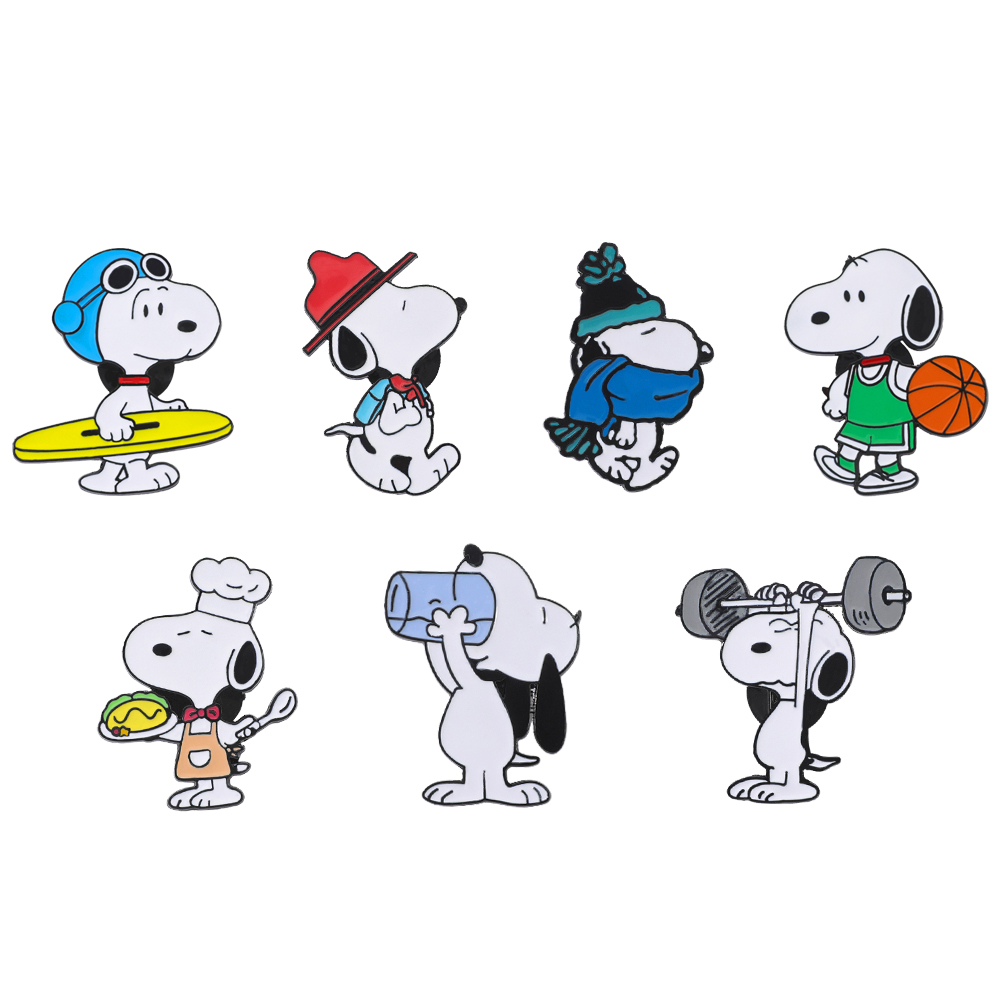 Embroidery Reddit - 7 Pcs Cute Animals Anime Brooch