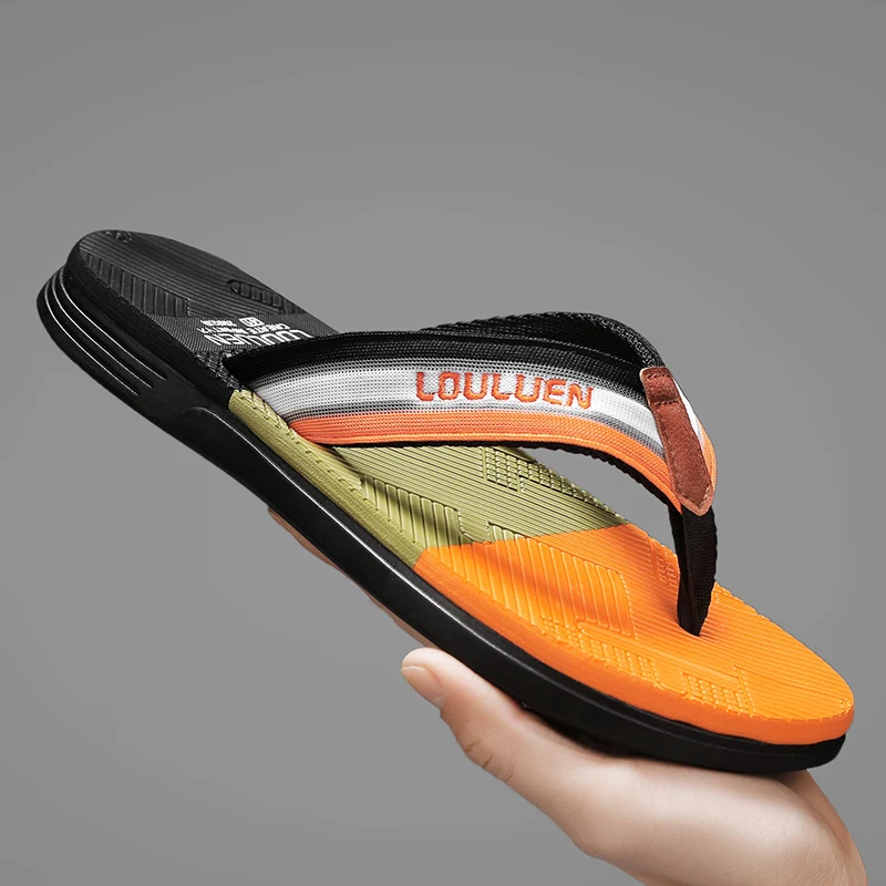 2026 Summer Men Flip Flops Sum - Embroidery Garments ulasan dan harga