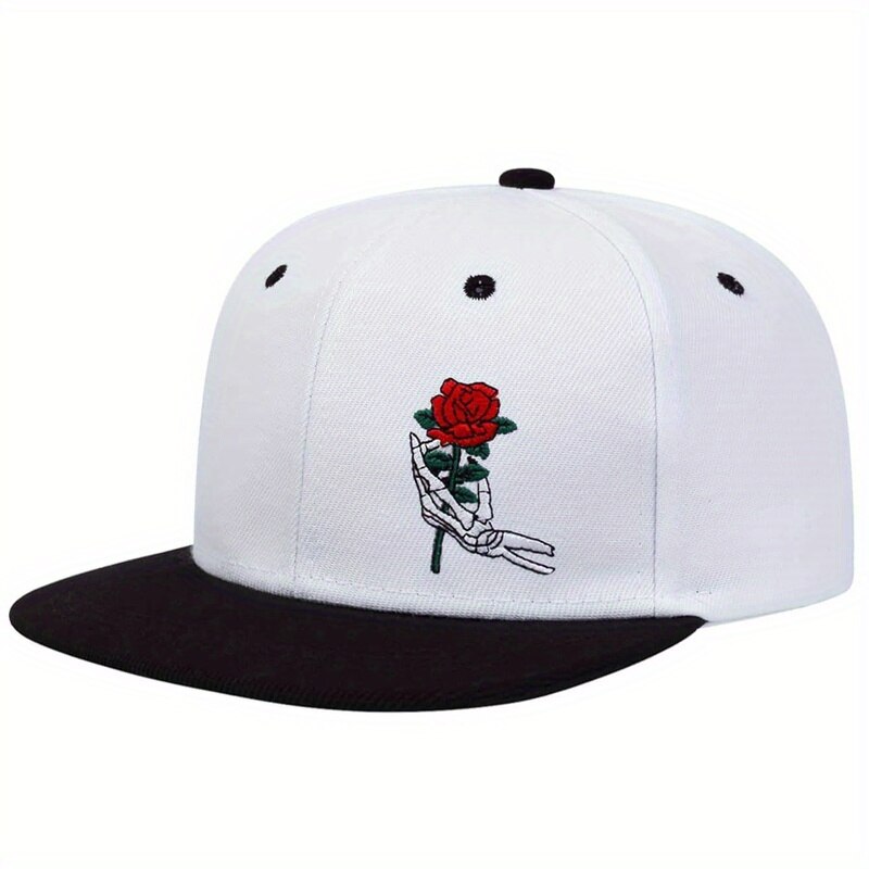 Unisex Skeleton Finger Rose Em - Embroidery Rose ulasan dan harga