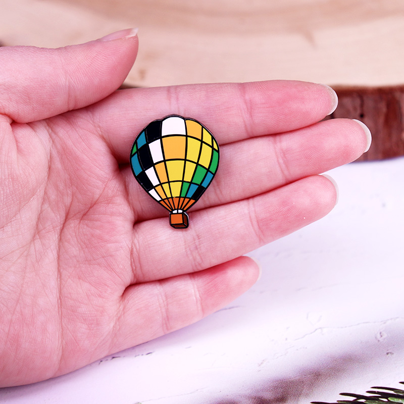 Hot Air Balloon Enamel Pin You - Embroidery Bali ulasan dan harga