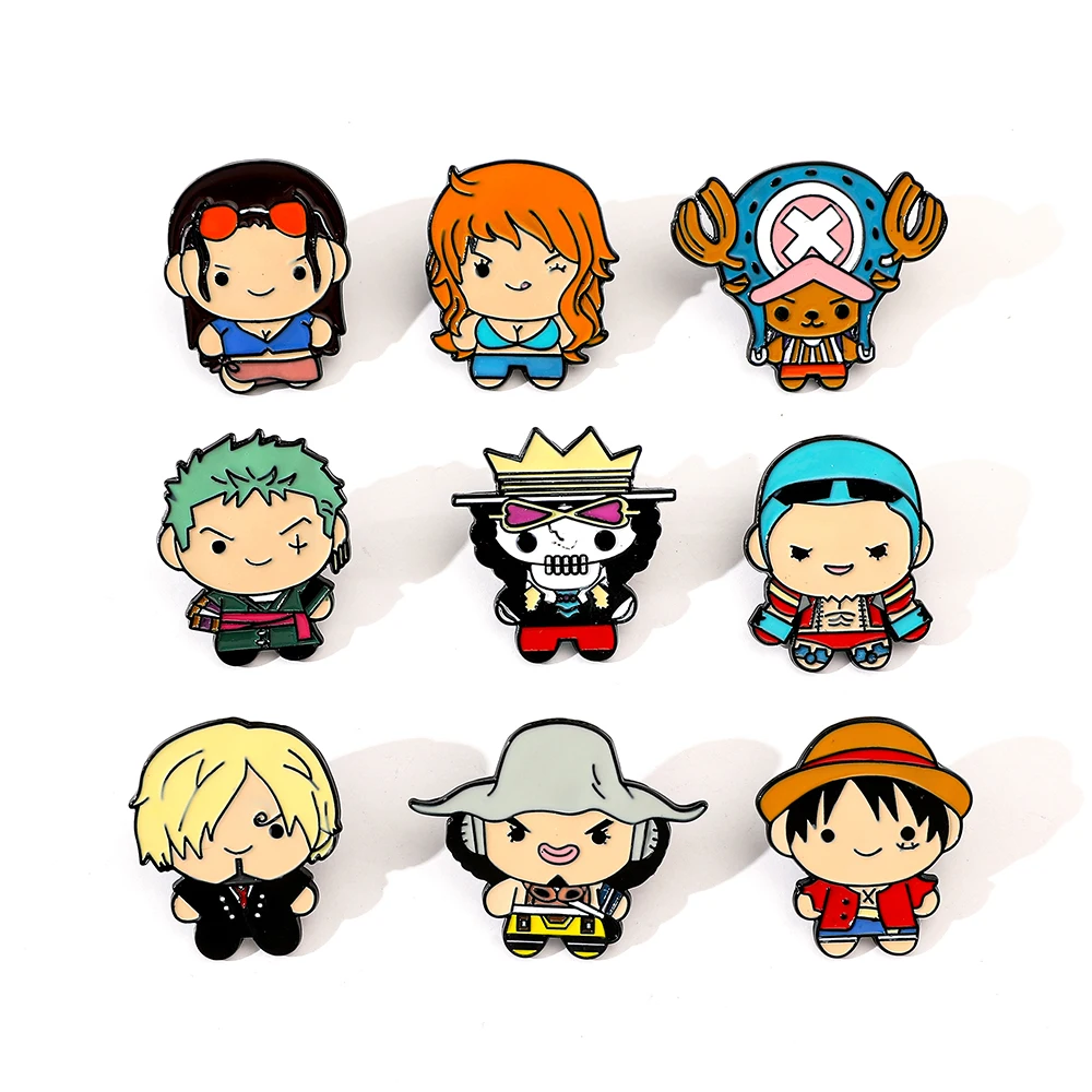 9 Pcs Creative Cartoon Brooch  - Embroidery Reddit ulasan dan harga