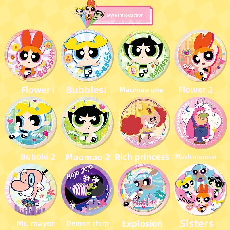 Full Box of Official Powerpuff - Embroidery Reddit ulasan dan harga