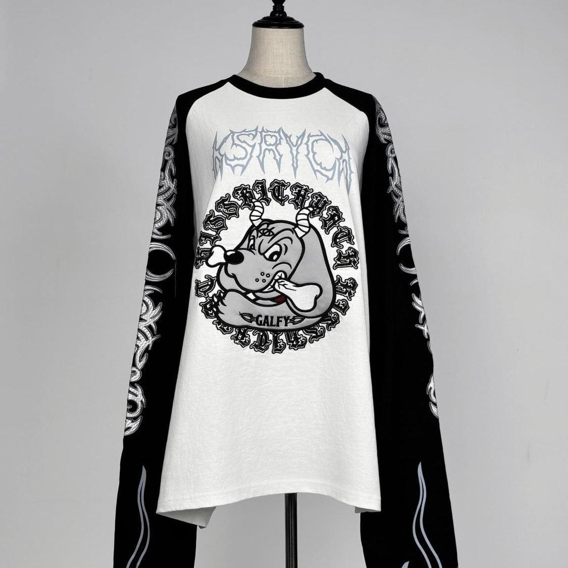 Y2K Japanese Harajuku Streetwe - Embroidery Cotton Shirt ulasan dan harga