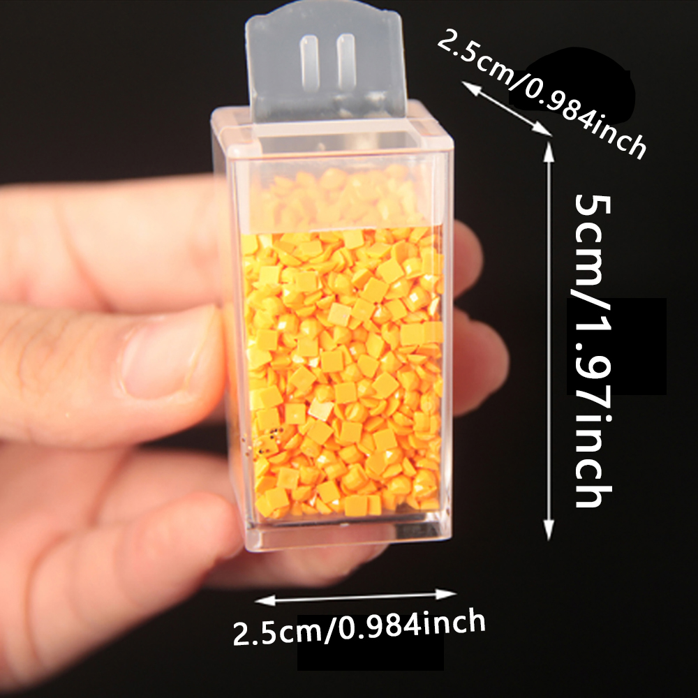 Square Plastic Diamond Paintin - Embroidery Garments ulasan dan harga