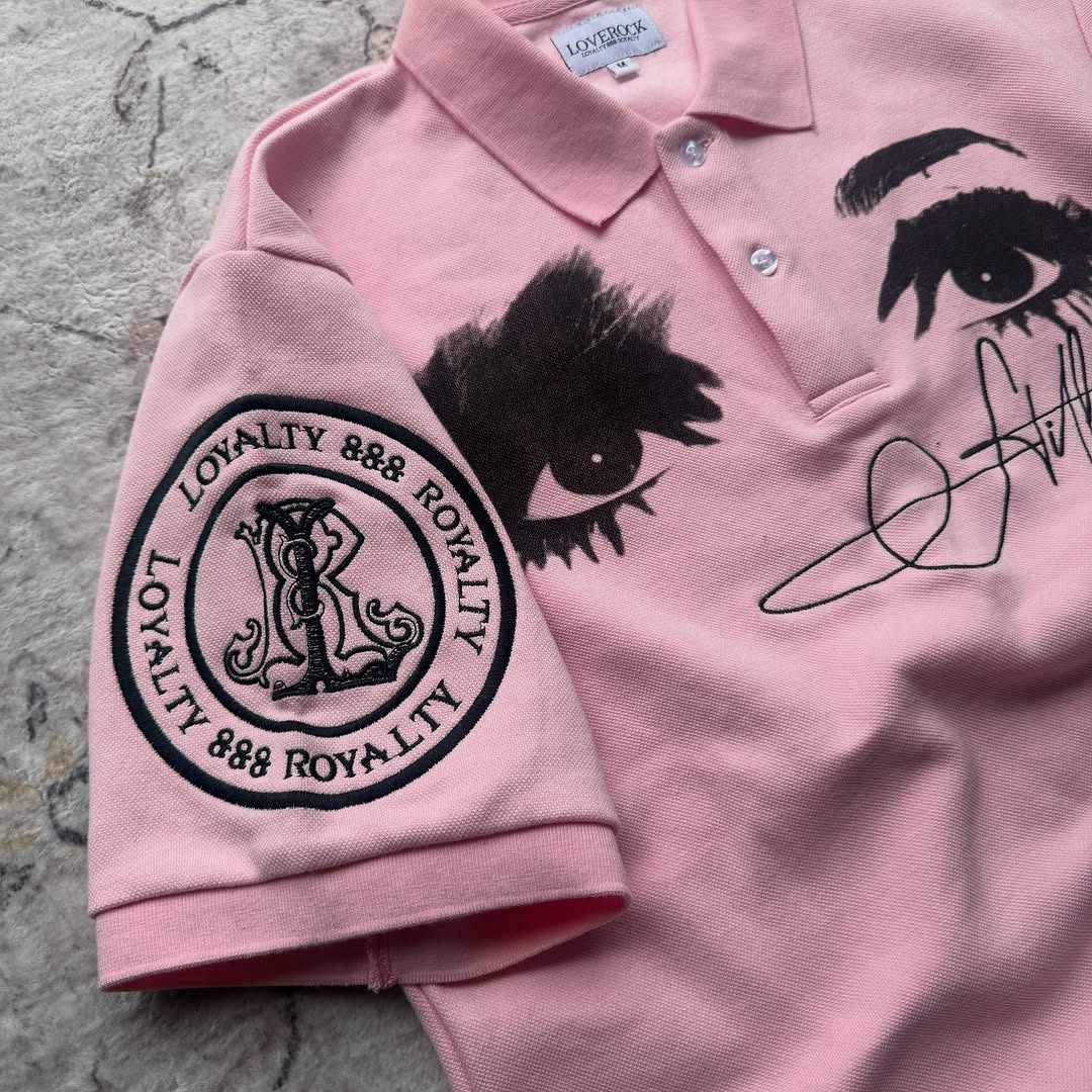 American Ins Retro Style Polo  - Embroidery Design Logo ulasan dan harga