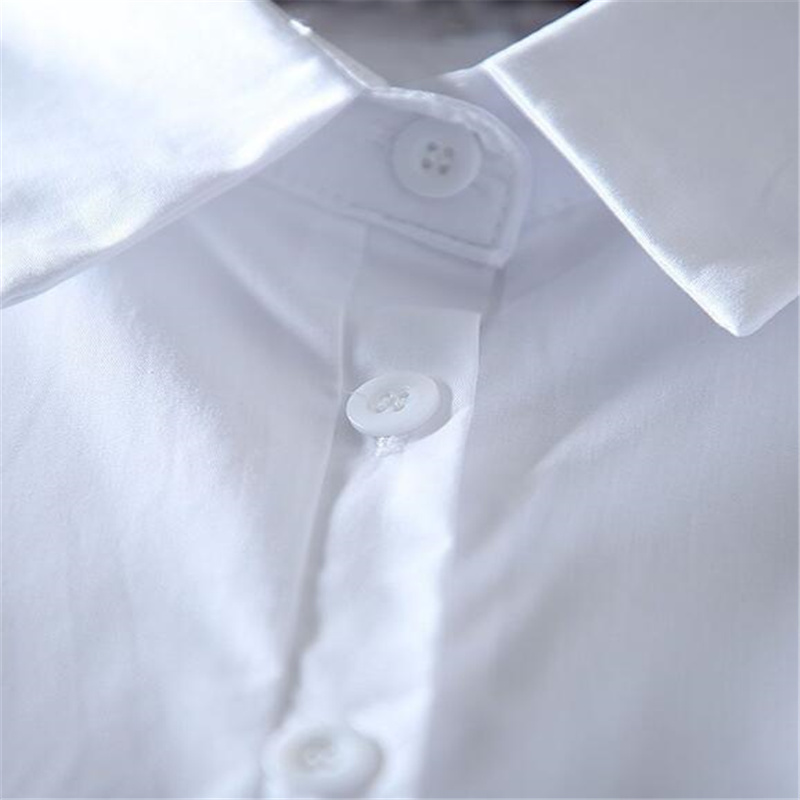 White Embroidered Shirt Women  - Embroidery Cotton Shirt ulasan dan harga